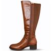 SUSST WOMENS ZIP HIGH LEG BOOT - TAN